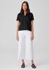 Handkerchief Linen Notch Collar Shirt