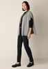 Cotton and Recycled Cashmere Hooded Poncho