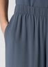 Silk Georgette Crepe Wide-Leg Pant