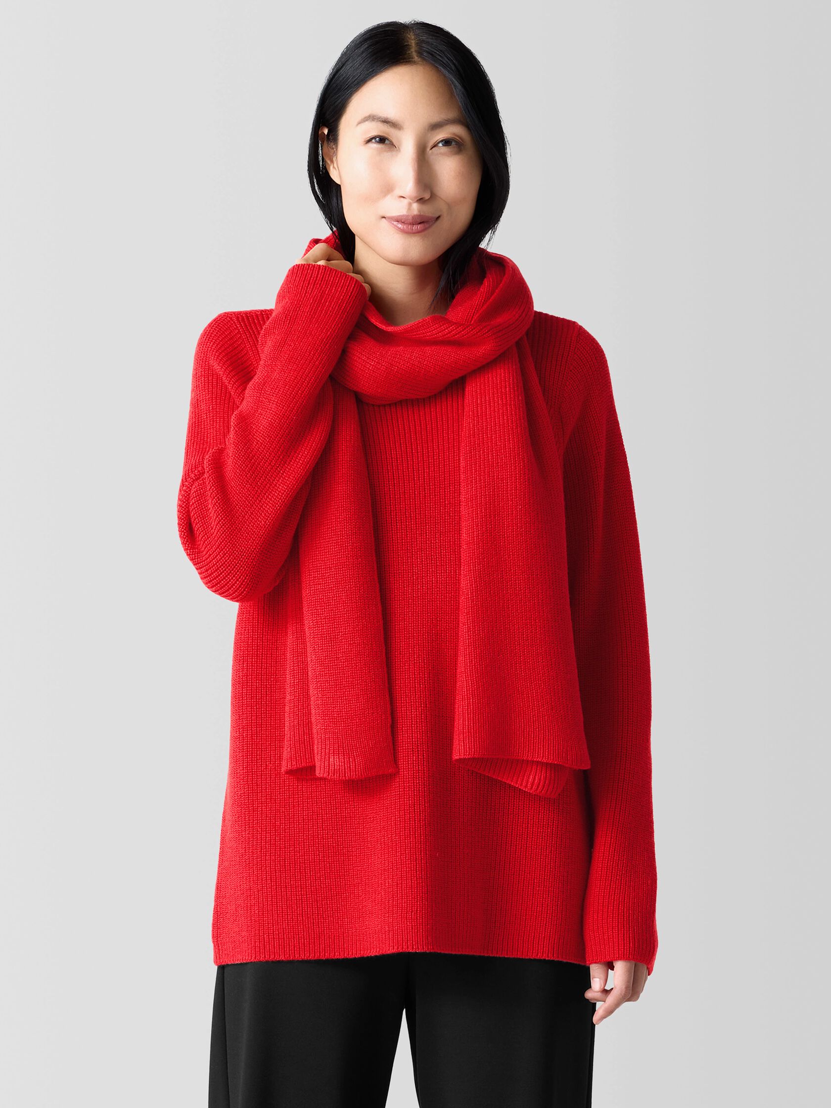 Merino Scarf in Regenerative Wool