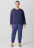 Peruvian Organic Cotton Cord Crew Neck Top