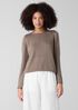 Peruvian Cotton Blend Jewel Neck Top