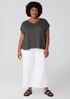 Organic Linen Jersey V-Neck Tee