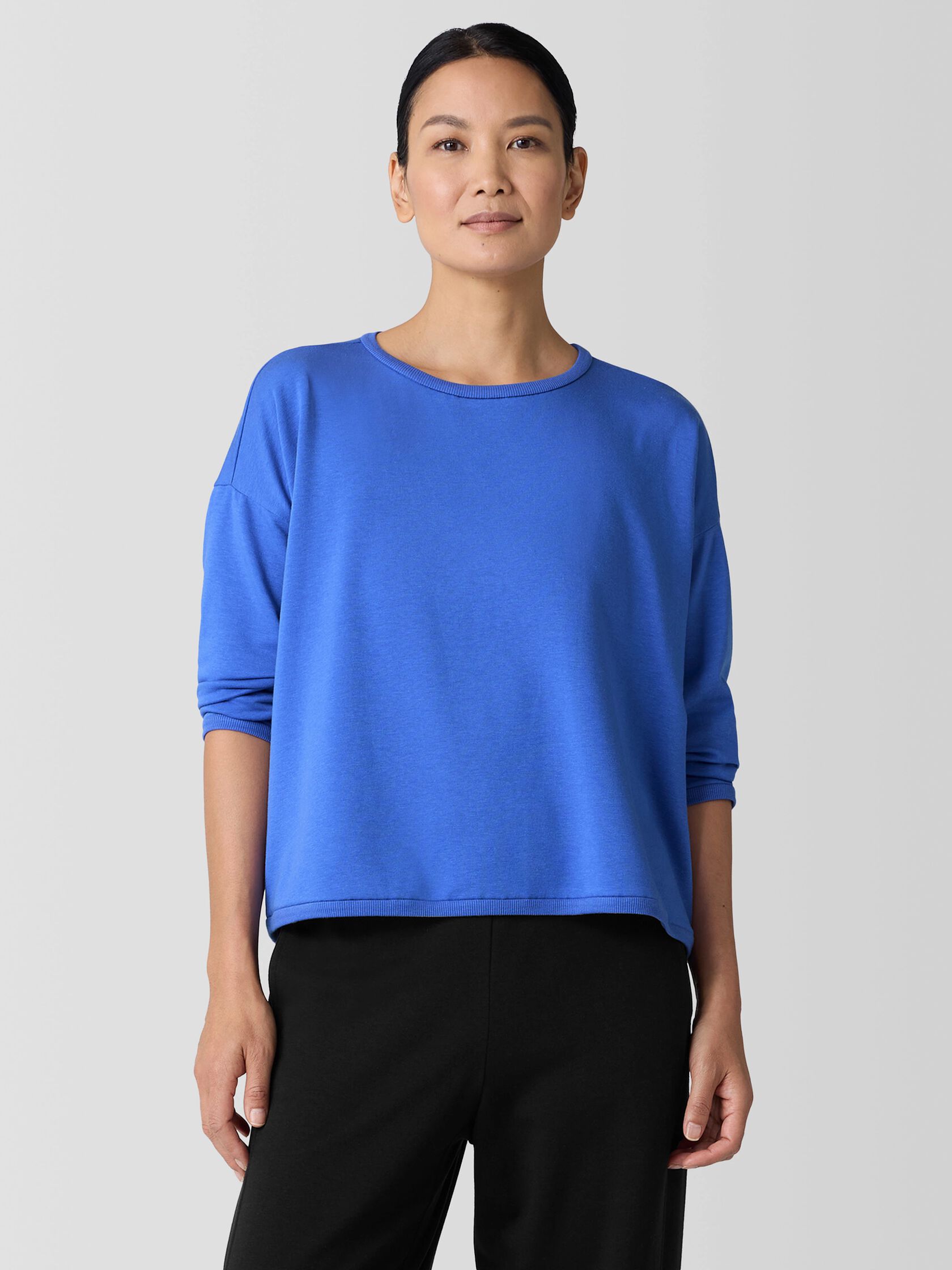 Cozy Brushed Terry Hug Box-Top