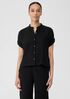 Organic Cotton Gauze Short-Sleeve Shirt