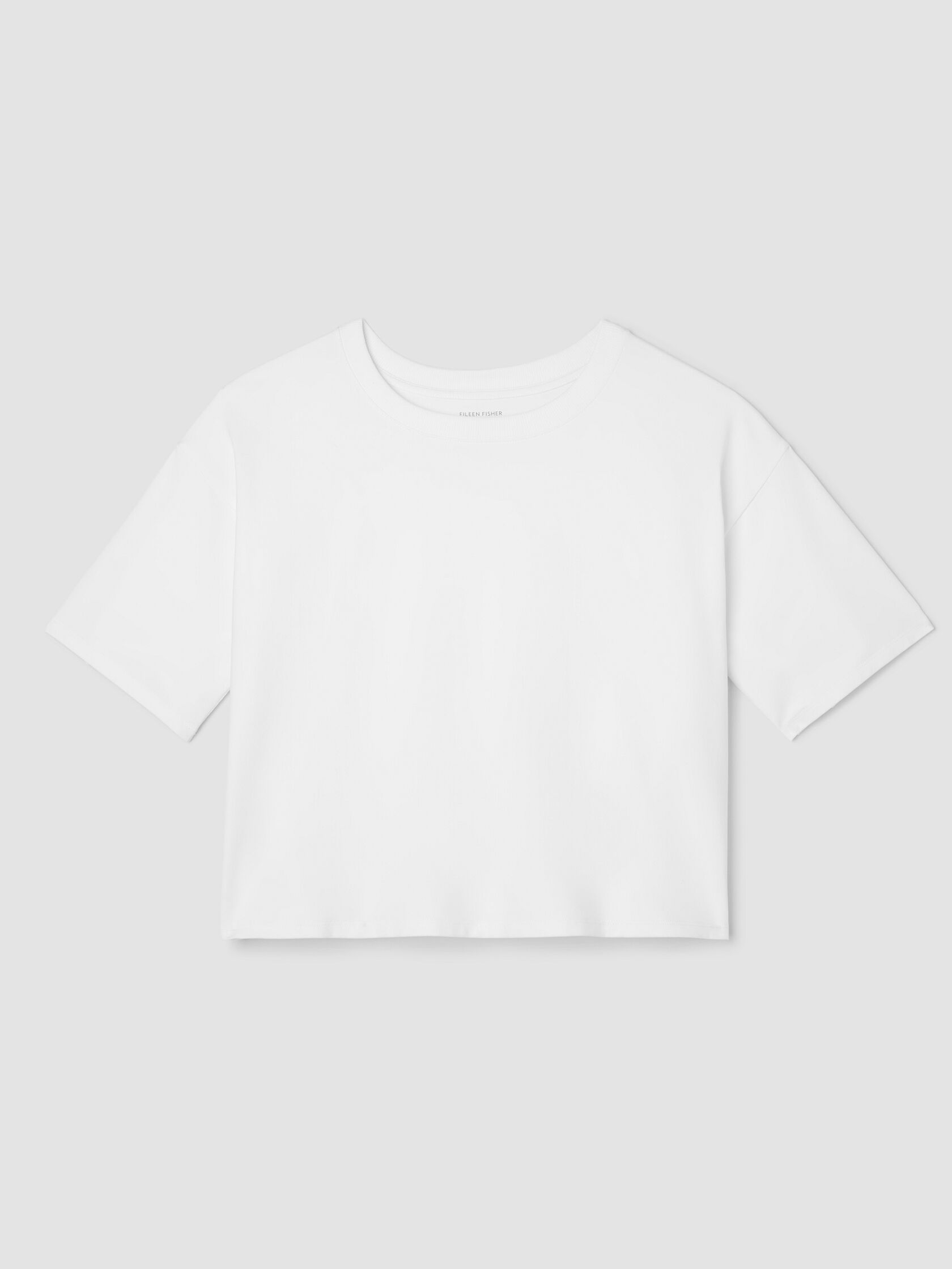 Pima Cotton Stretch Jersey Crew Neck Tee