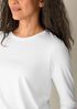 Organic Pima Cotton Jersey 3/4-Sleeve Tee