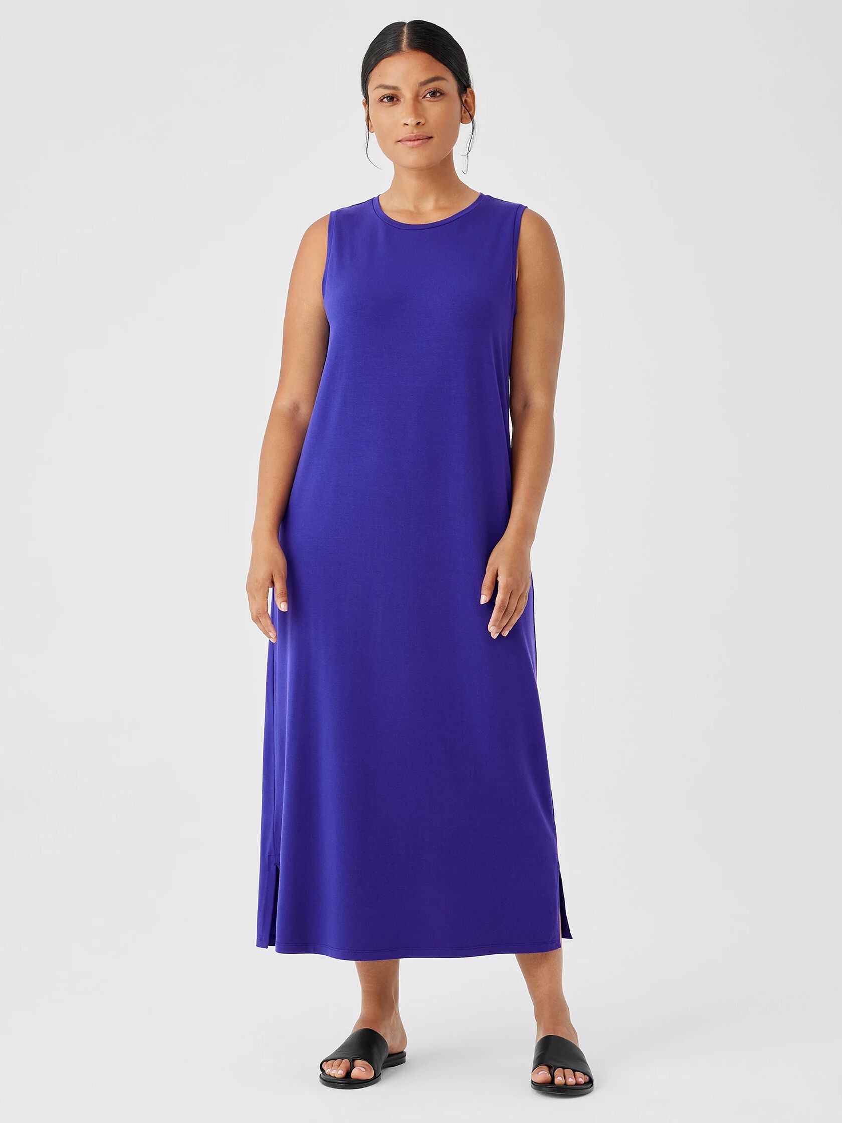 Stretch Jersey Knit Tank Dress