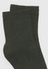 Organic Cotton Ribbed Ankle Sock