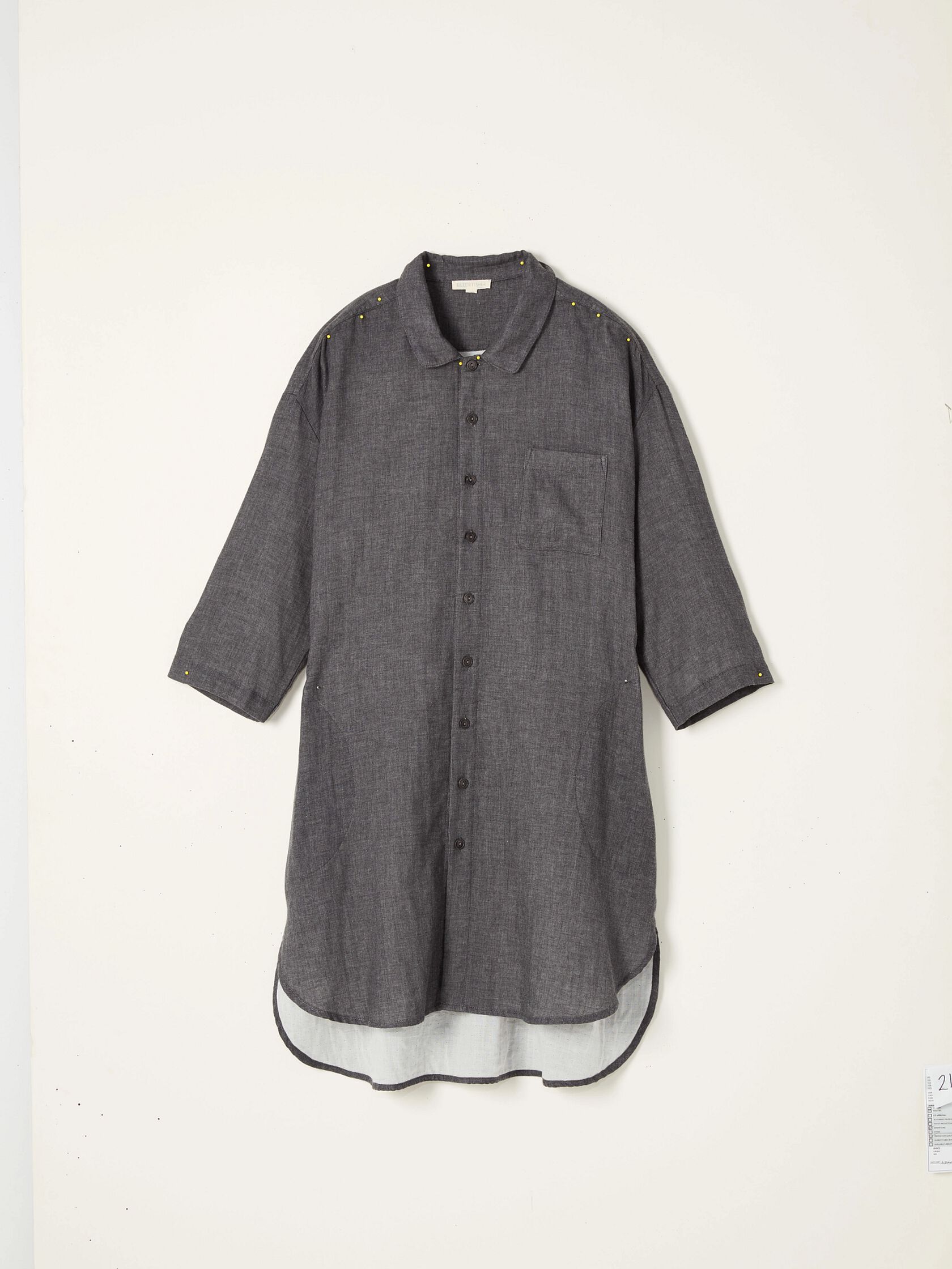 Organic Cotton Doubleweave Shirtdress