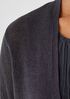 Organic Linen Cotton Tuck Cropped Cardigan