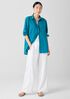 Washed Organic Cotton Poplin Classic Collar Shirt