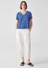 Pigment-Dyed Organic Cotton V-Neck Tee
