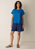 Organic Cotton Slubby Jersey Crew Neck Tee