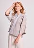 System Organic Cotton Jersey Melange Elbow-Sleeve Tee