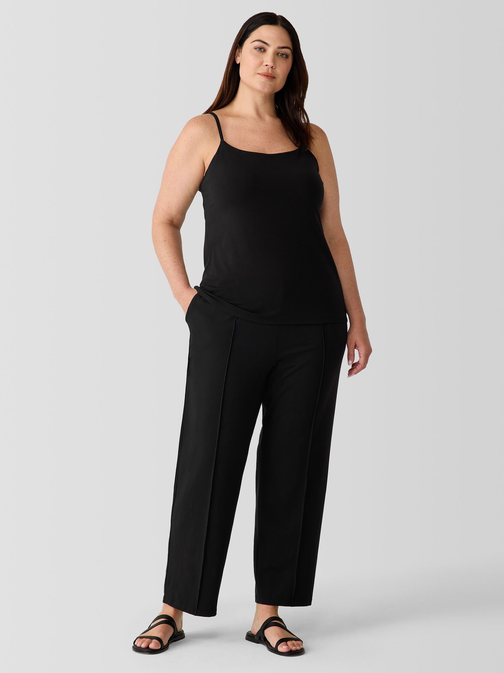 Pima Cotton Stretch Jersey Cami