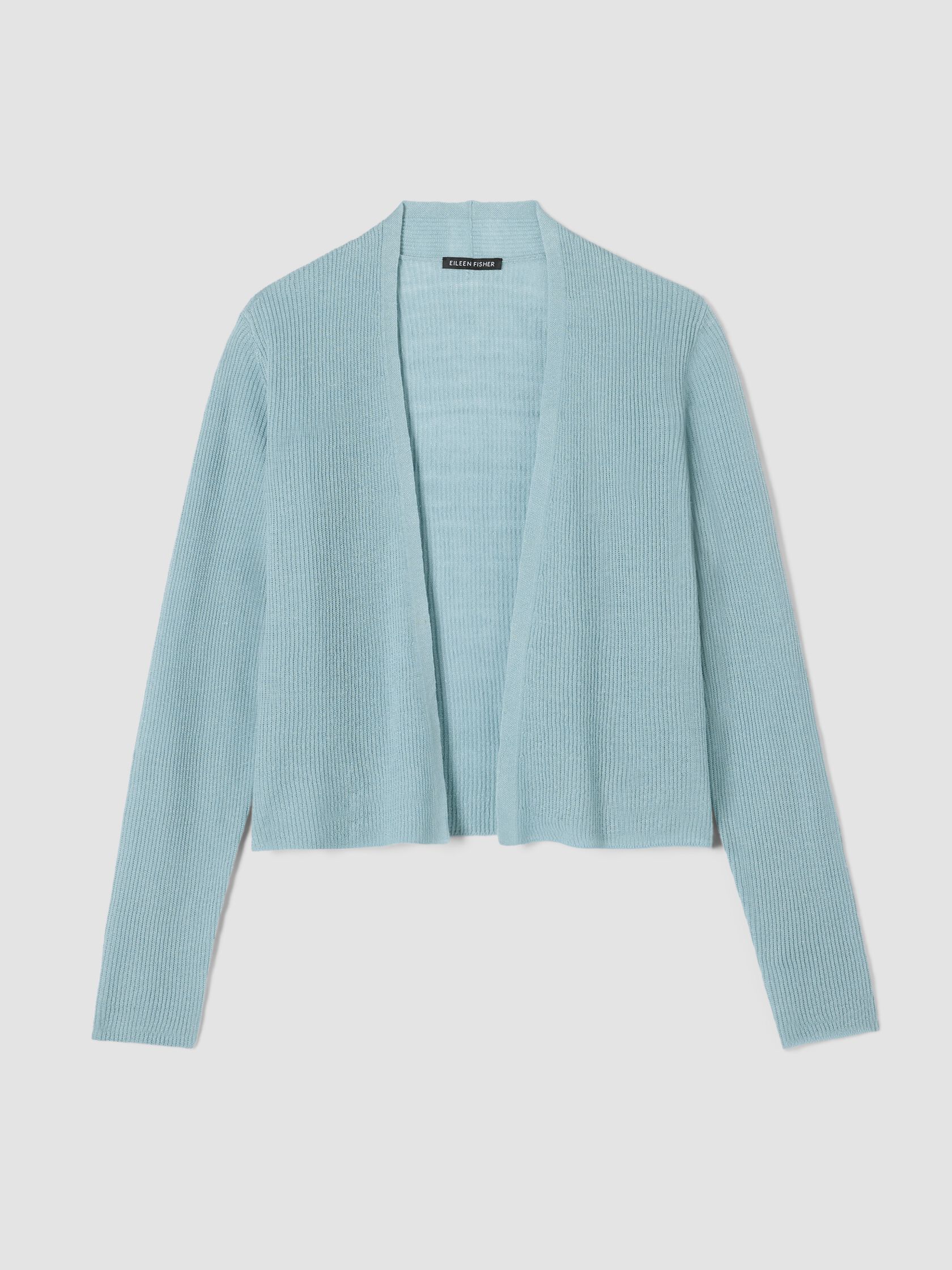 Organic Linen Cotton Cropped Cardigan