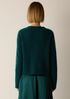 Mohair Plush M&eacute;lange Crew Neck Cardigan