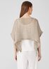 Organic Linen Gauze Poncho