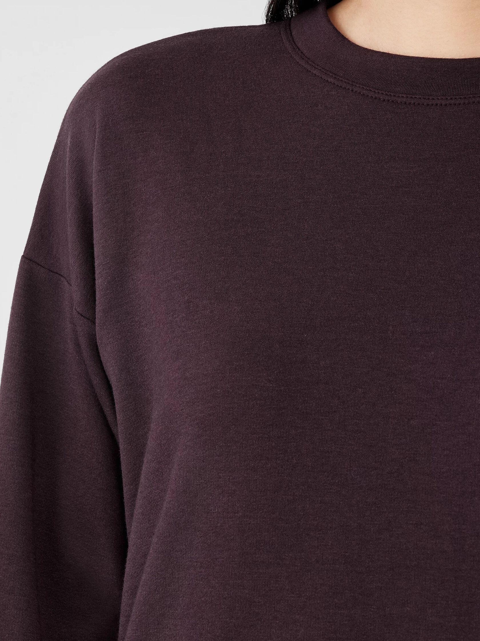 Cozy Brushed Terry Hug Box-Top