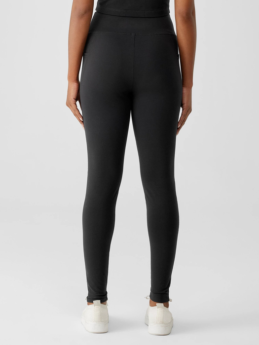 Pima Cotton Stretch Jersey Leggings