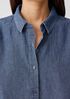 Airy Organic Cotton Twill Classic Collar Shirt