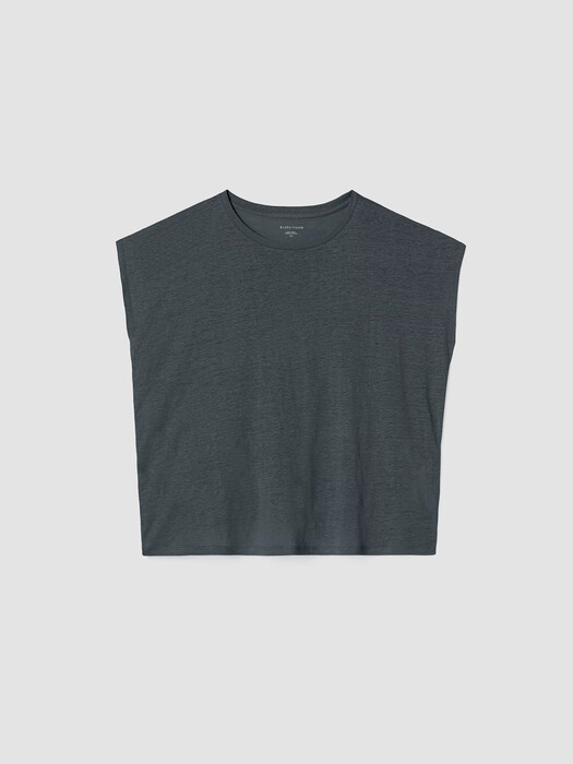 Organic Linen Jersey Square Top