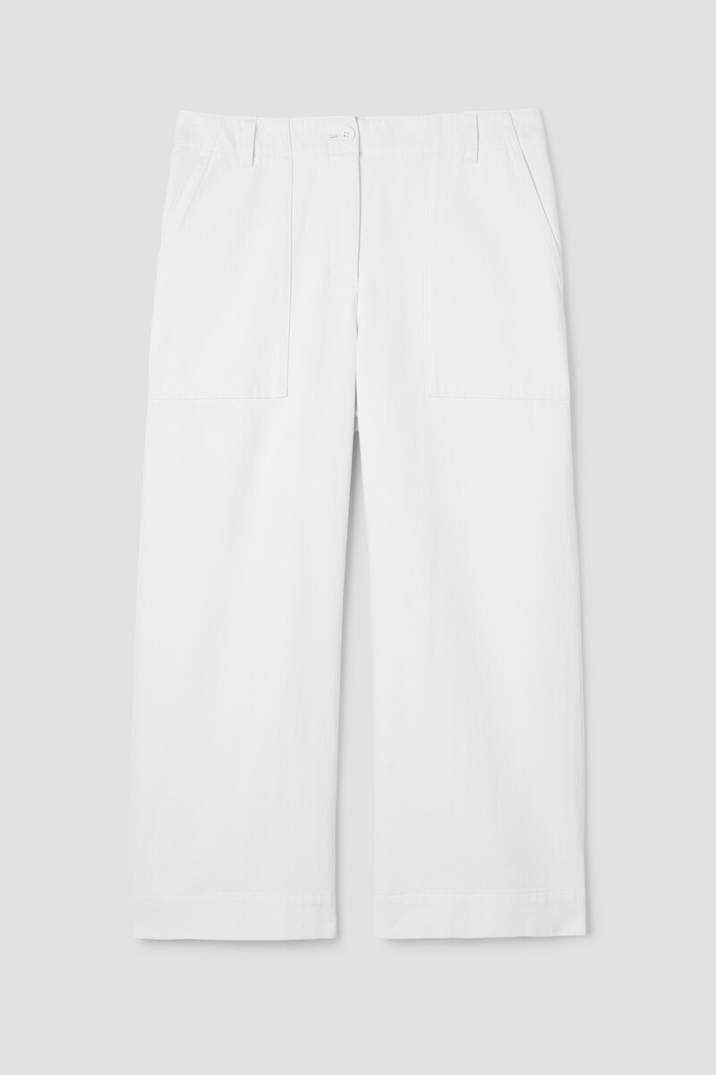 Garment-Dyed Utility Cotton Wide-Leg Pant Garment-Dyed Utility Cotton Wide-Leg Pant