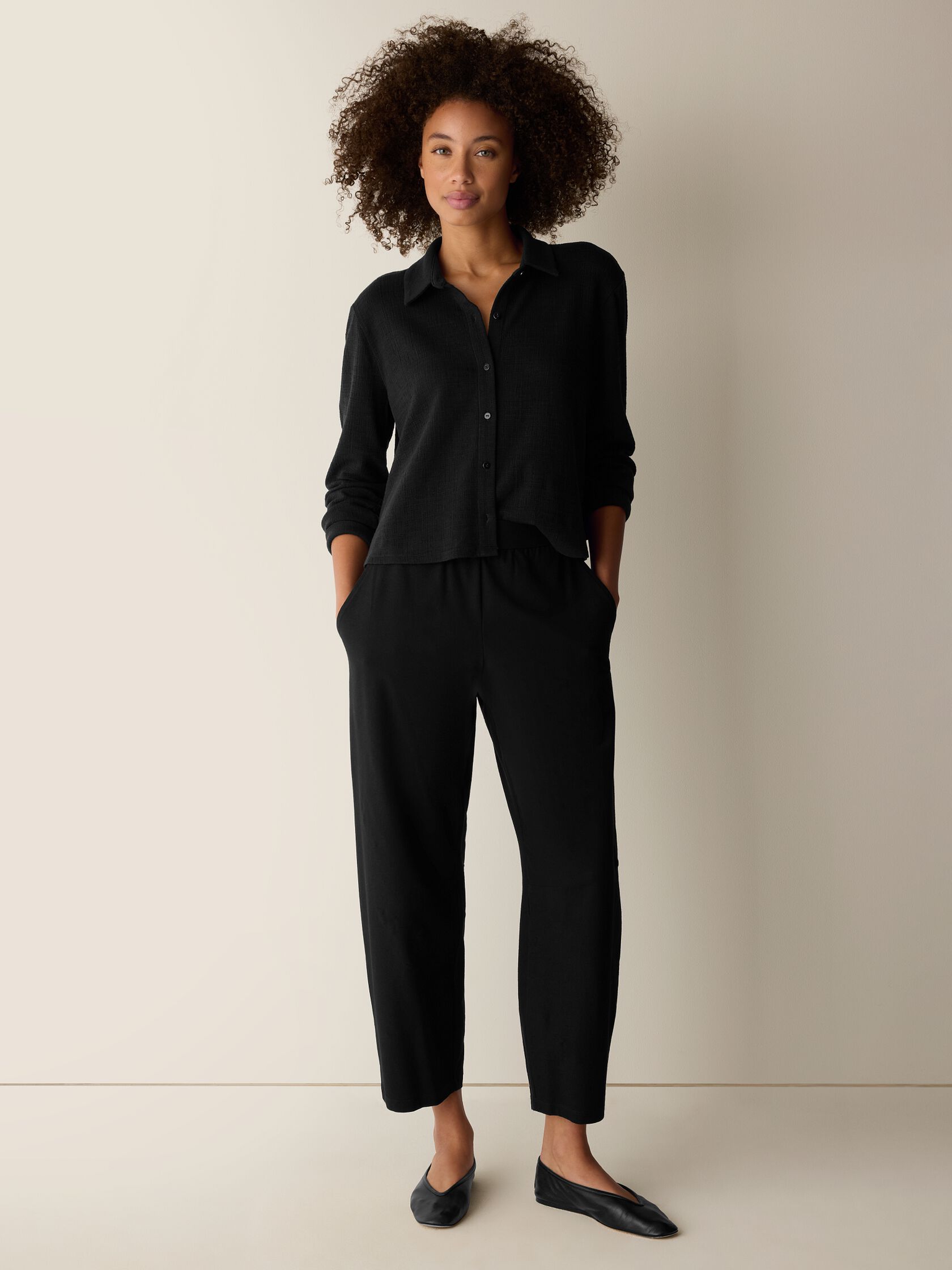 Washable Stretch Crepe Arch Pant