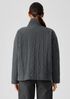 Organic Linen Cotton Crepe Quilted Jacket