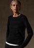 Superfine Merino Crew Neck Top in Regenerative Wool