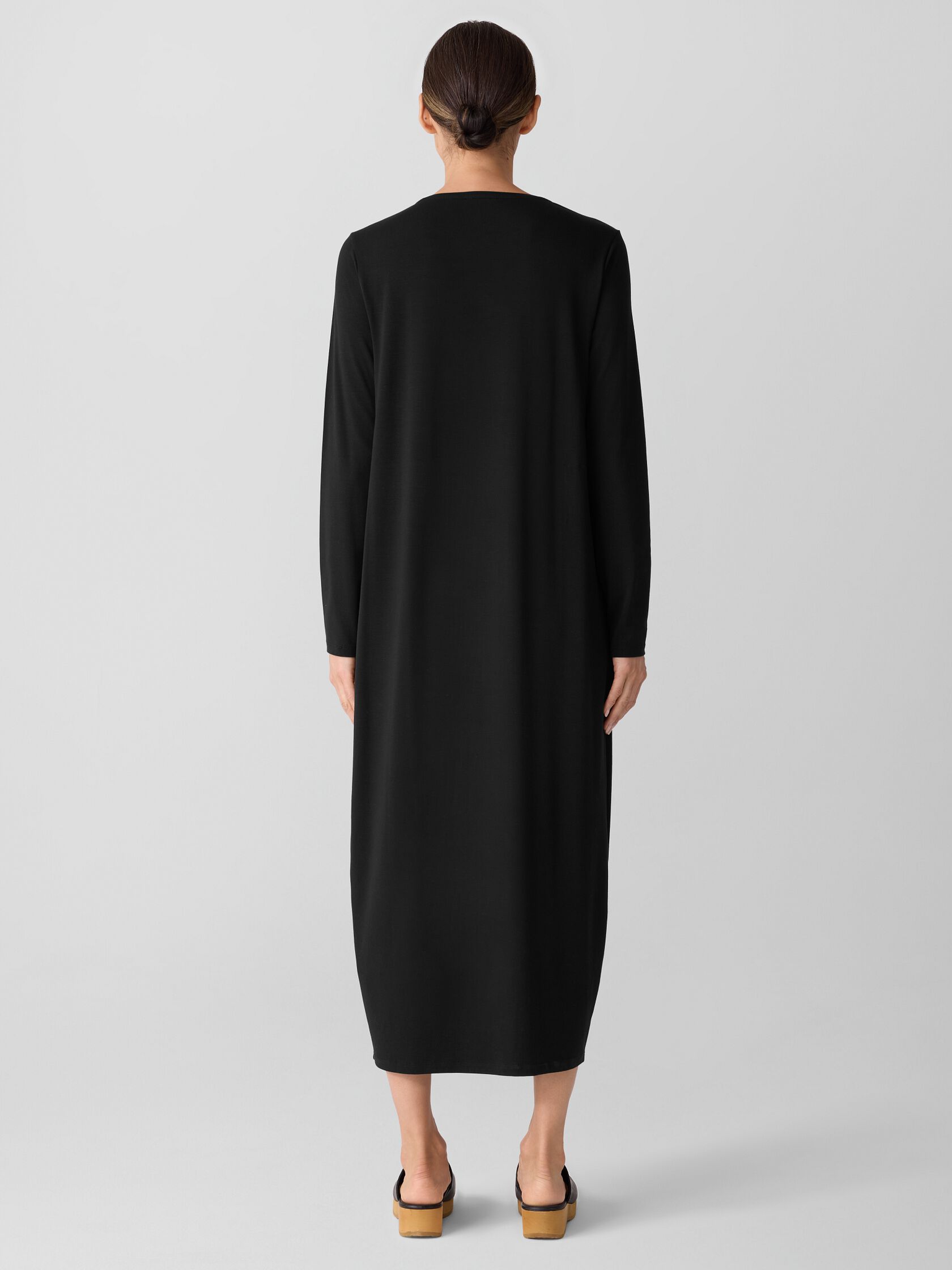 Stretch Jersey Knit Oval Dress