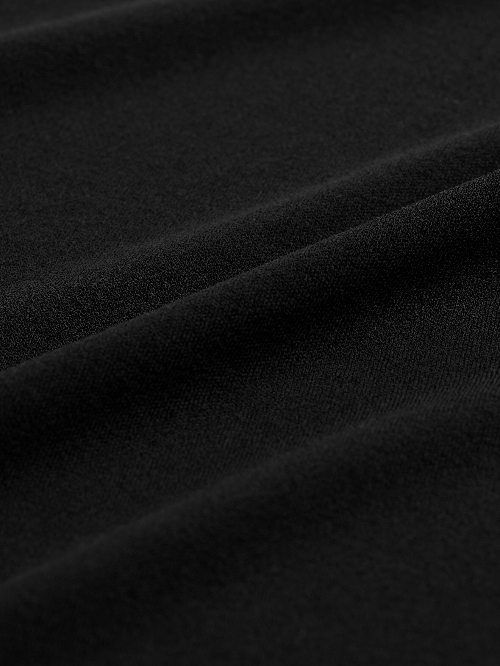 Stretch Silk Jersey Turtleneck Top