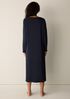 Organic Cotton Interlock Bateau Neck Sleep Dress