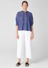 Organic Cotton Linen Slub Hooded Top
