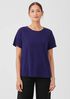 Organic Linen Jersey Crew Neck Tee