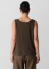 Organic Linen Jersey Scoop Neck Tank