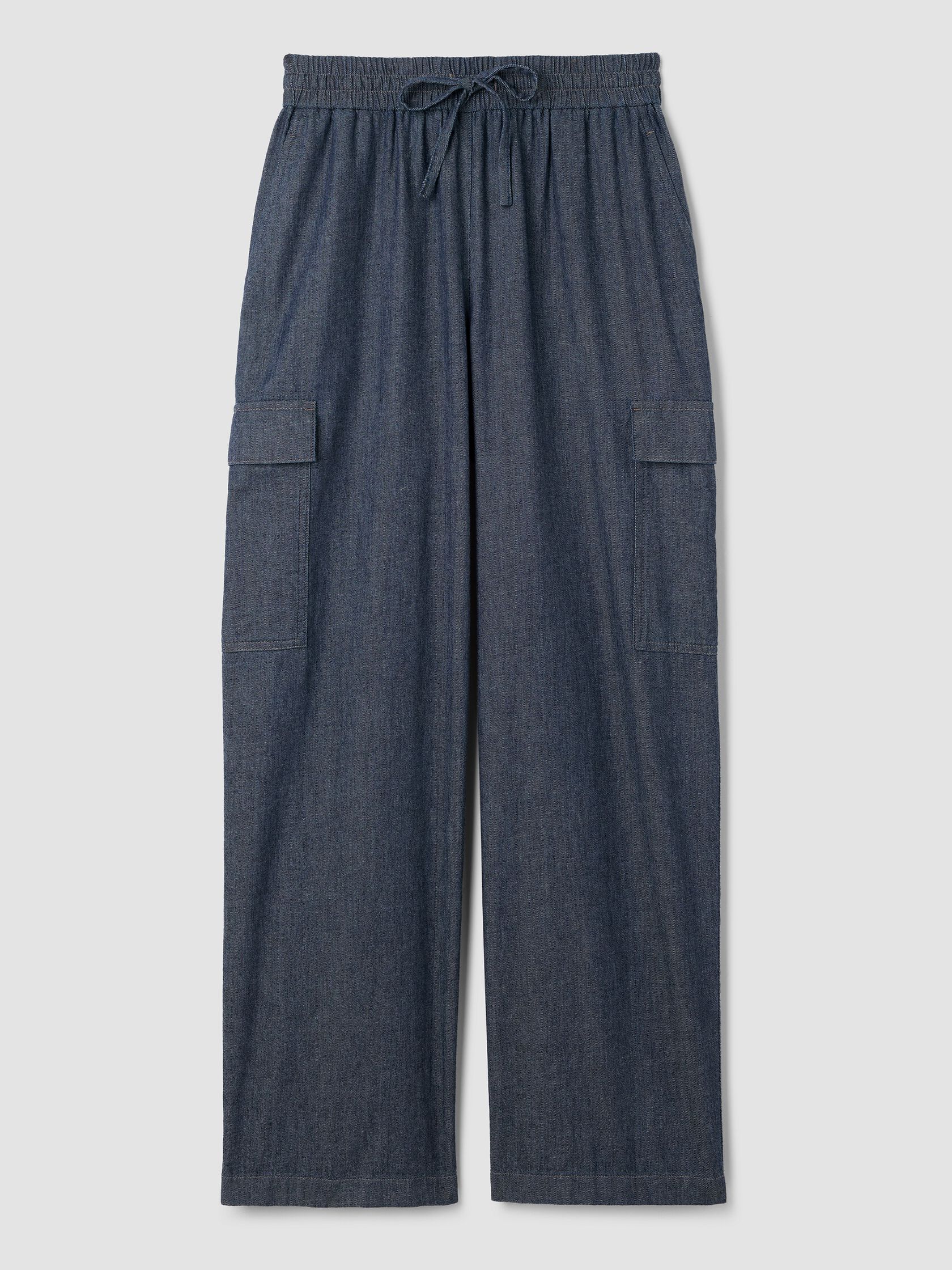 Airy Organic Cotton Twill Cargo Pant