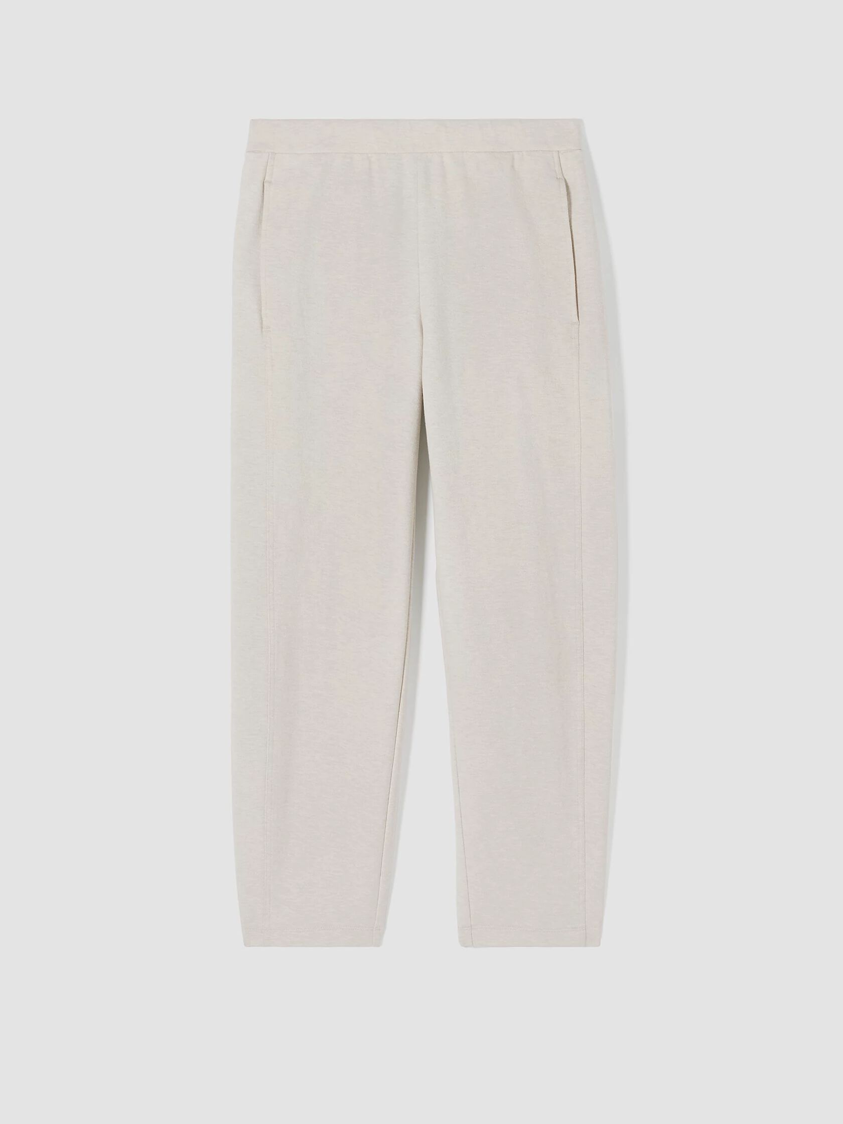 Organic Cotton Melange Crepe Lantern Pant