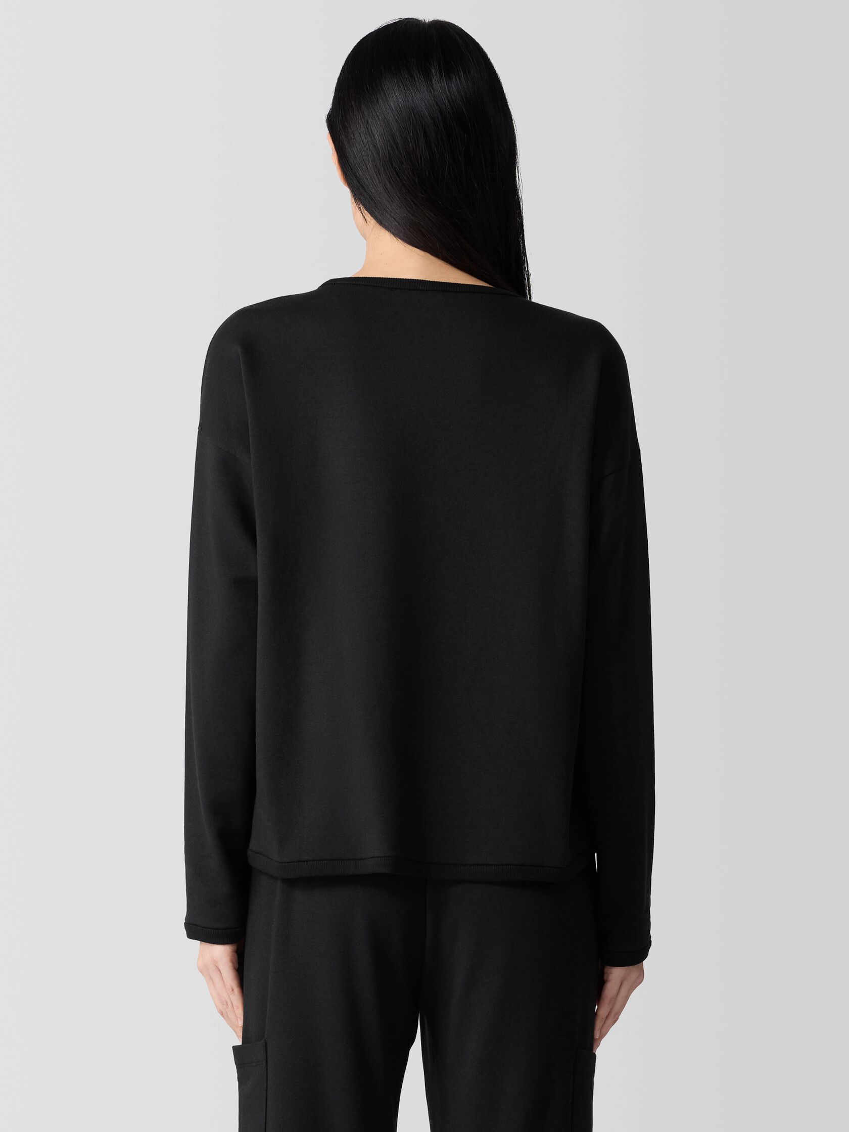 Cozy Brushed Terry Hug Box-Top
