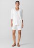 Organic Linen Cotton Slub Cardigan