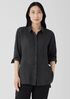 Puckered Organic Linen Classic Collar Shirt