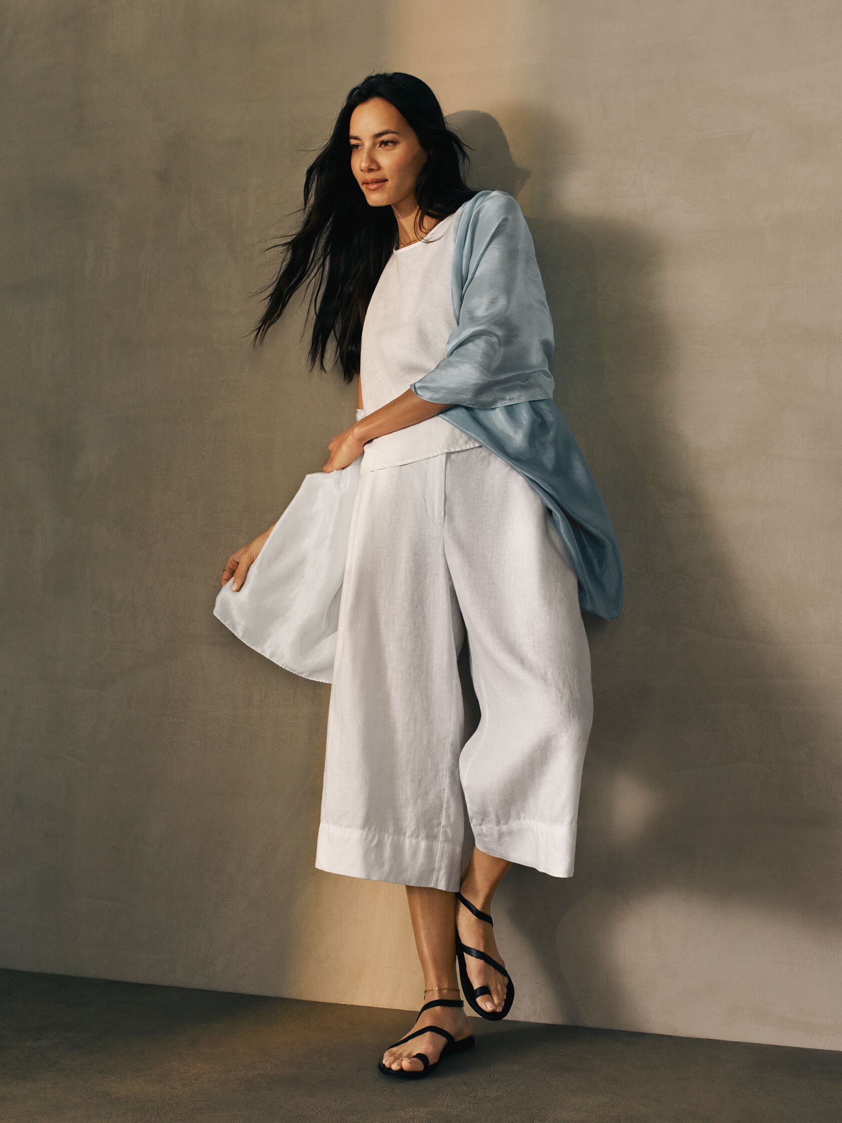 Hand-Dyed Organic Silk Scarf