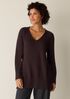 Peruvian Cotton Blend V-Neck Top
