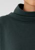 Cozy Brushed Terry Hug Funnel Neck Top