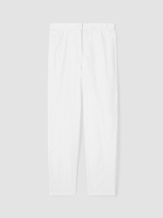 Cotton Hemp Stretch Lantern Pant