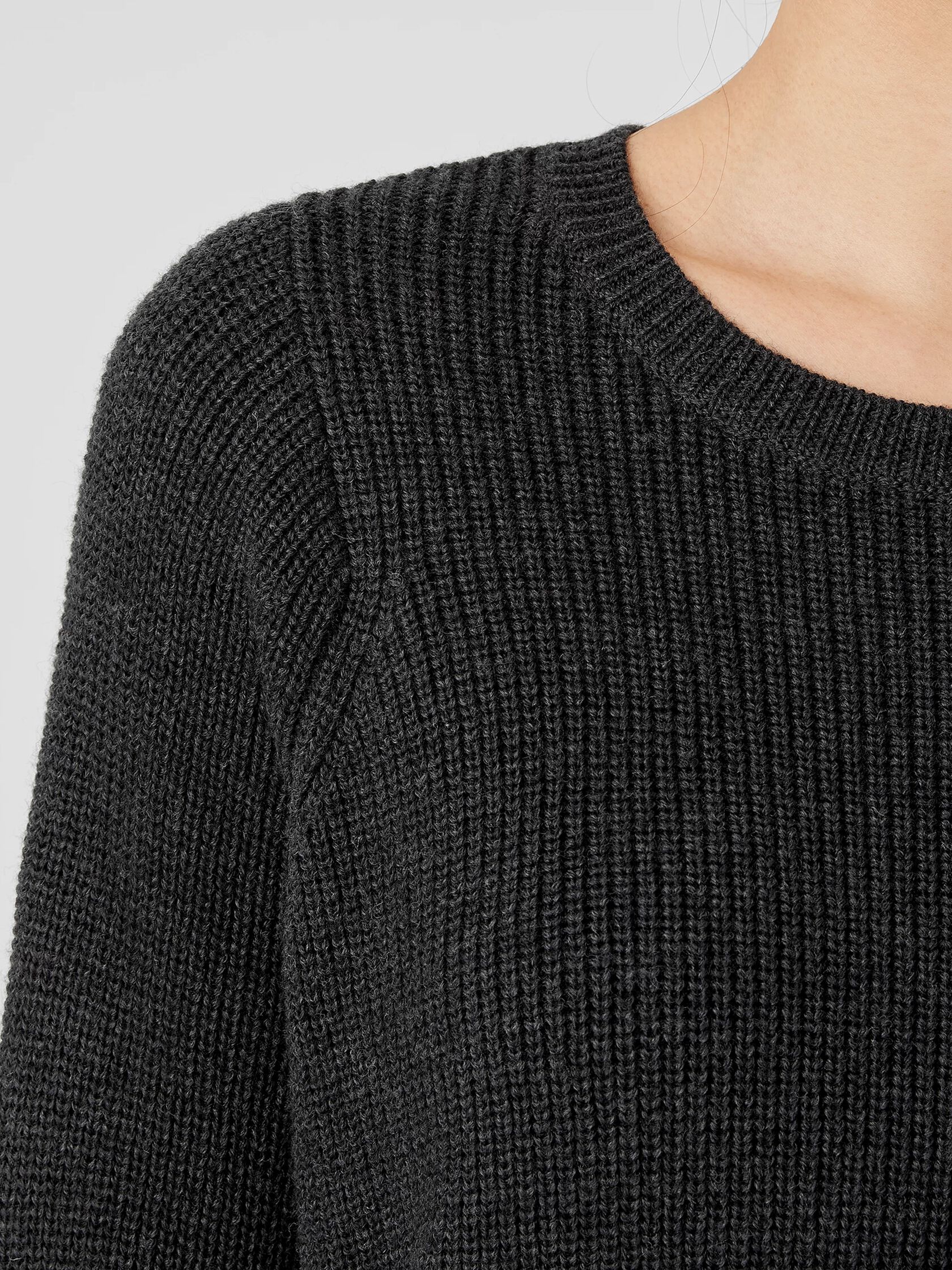 Merino Crew Neck Top in Responsible Wool