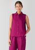 Organic Handkerchief Linen Sleeveless Shirt