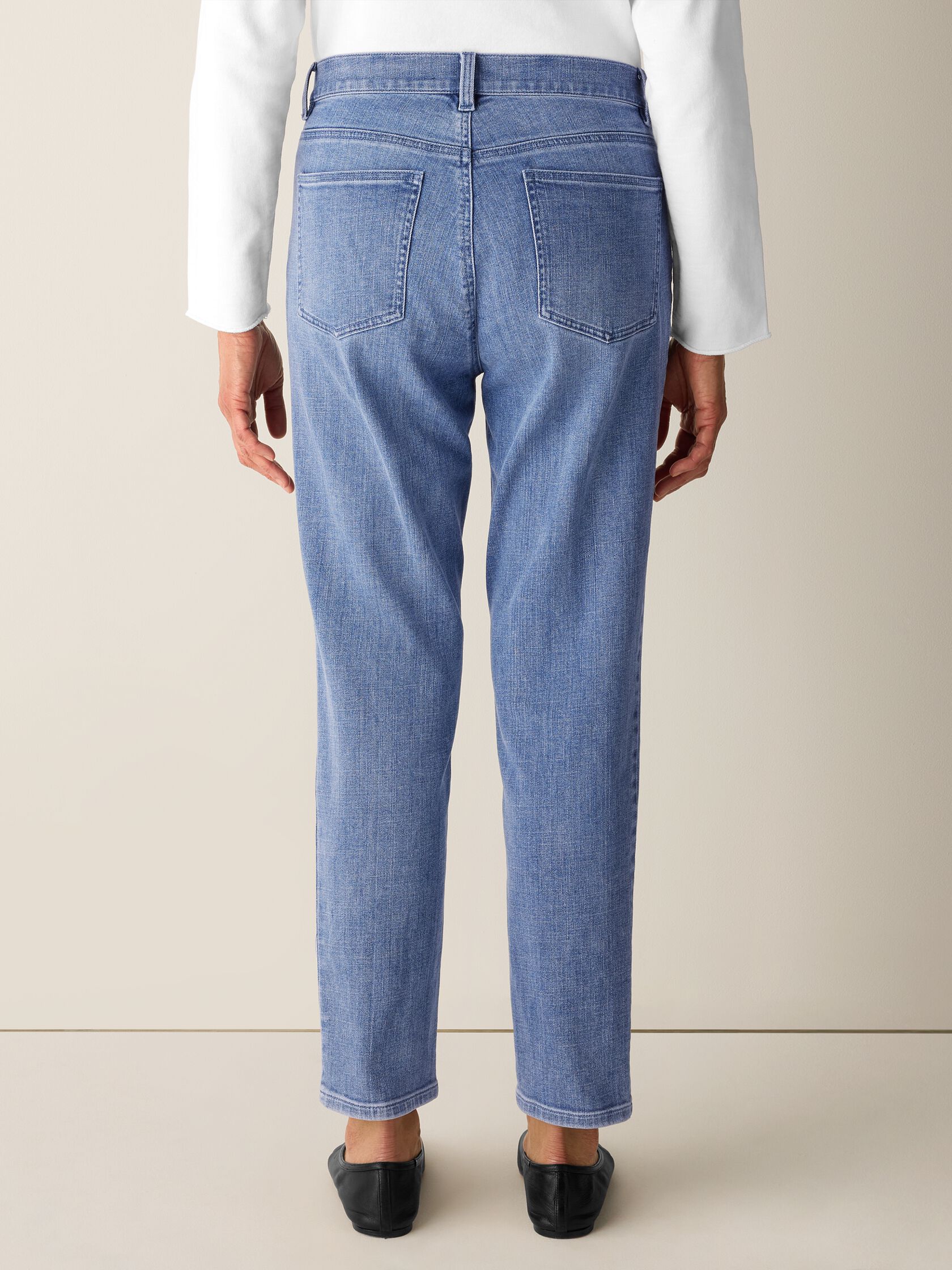 Cotton Stretch Denim Slim Jean