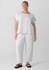 Organic Cotton Ripple Square Top